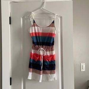 Striped summer dress NWOT.